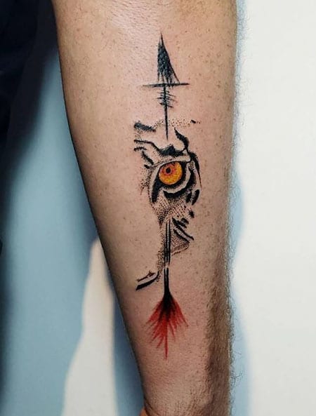 Lion Eye Tattoo