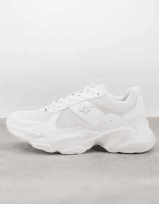 Loyalty And Faith Chunky Sole Trainers In White