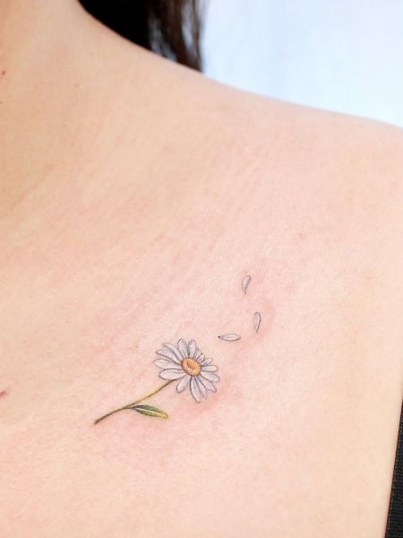 25 Cutest Daisy Tattoo Designs Youll See On The Internet  Psycho Tats