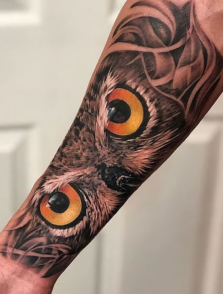 Owl Eye Tattoo