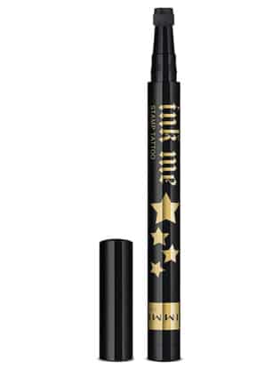 Roll Over Image To Zoom In Rimmel London Ink Me Tattoo Stamp Pen Black Shade, Star Shape