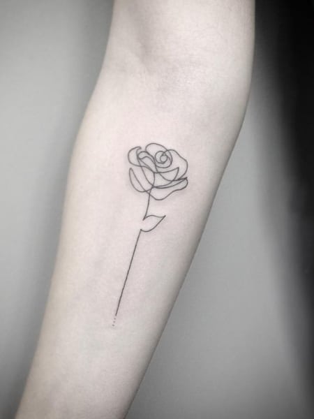 50 Minimalist Tattoo Ideas that Prove Less is More  Man of Many