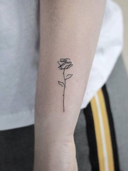 Simple Stick And Poke Tattoo