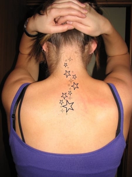 Star Back Tattoo