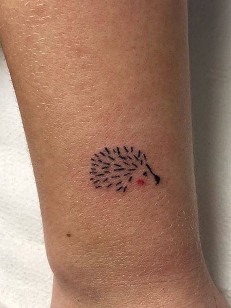 Tiny Stick And Poke Tattoos 