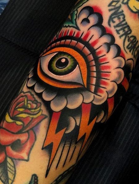 Traditional Eye Tattoo