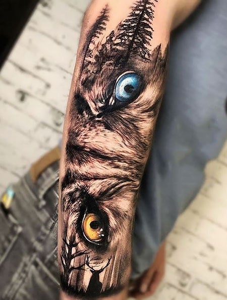 Wolf Eye Tattoo