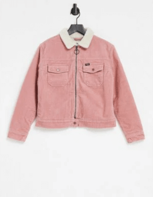 Wrangler Cord Carpenter Jacket In Apricot