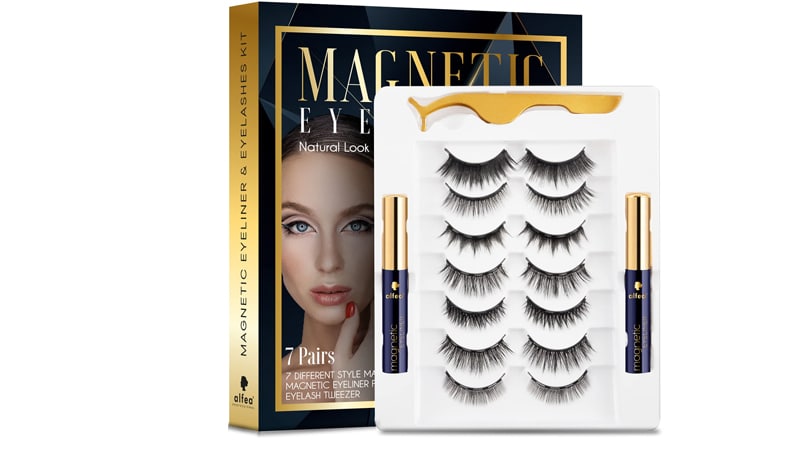 Alfea Magnetic Lashes With Eyeliner 