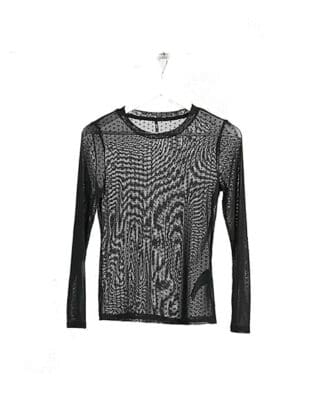 Black Mesh Tops