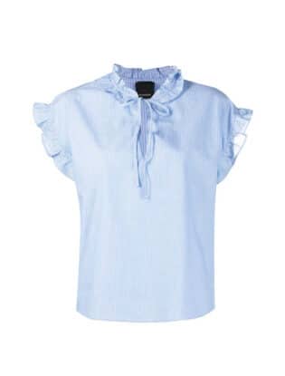 Blue Striped Blouses