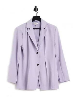 Lilac Oversized Blazers