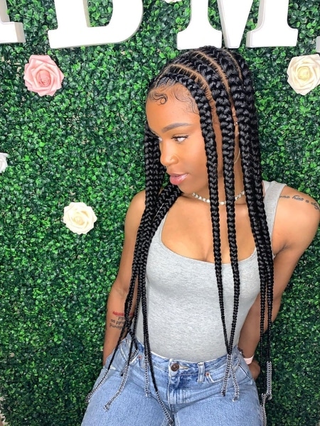 Pop Smoke Braids With Beads