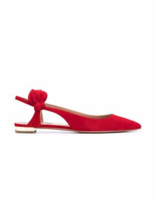 Red Ballet Flats