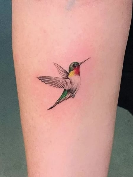 Small Hummingbird Tattoo