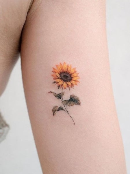 Sunflower Tattoo 