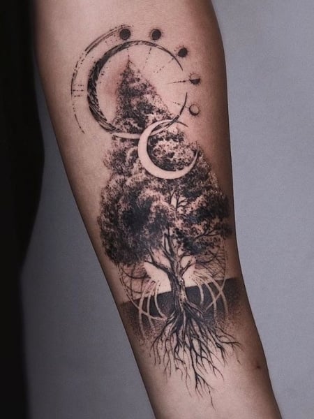 Tree Tattoos for men