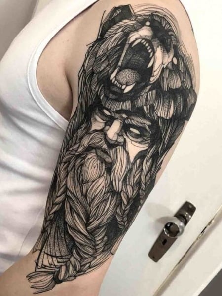 My work in progress berserk sleeve by @steinsvel.tattoo : r/Berserk