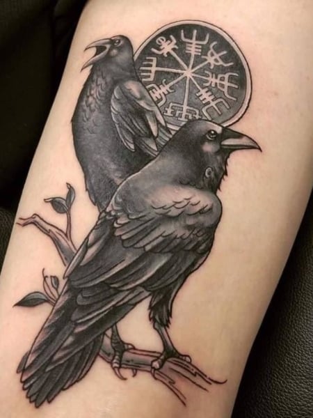 Viking Raven Tattoo 