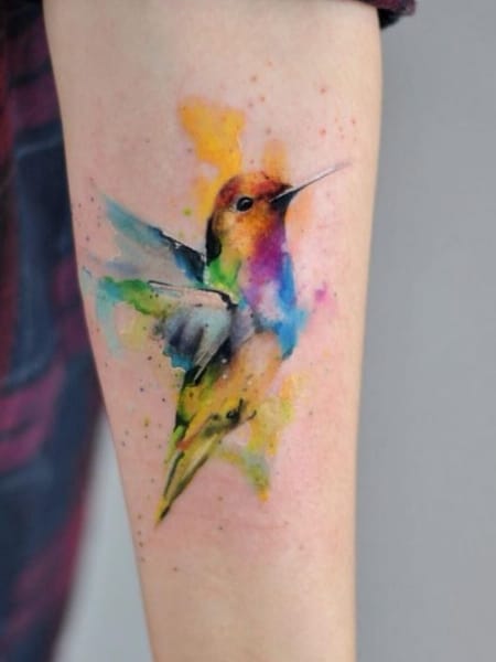 100 Beautiful Hummingbird Tattoos And Meaning  The Trend Scout