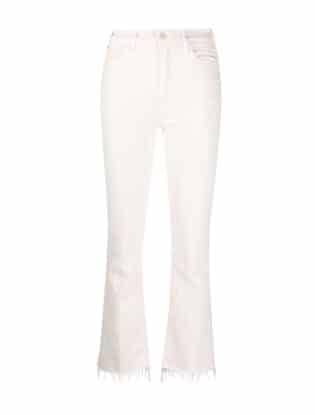 White Cropped Denim
