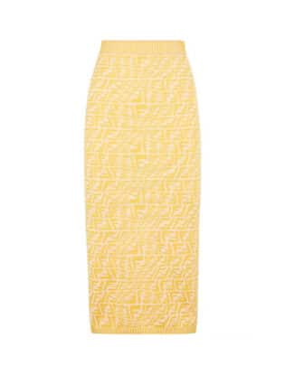 Yellow Pencil Skirts