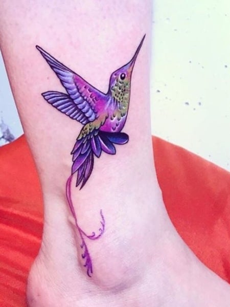 Hummingbird by our traditional  Tempest Tattoo Studio  Facebook