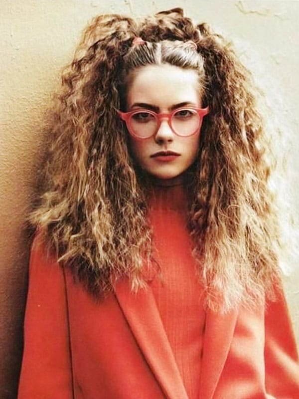 80s Crimped Hair