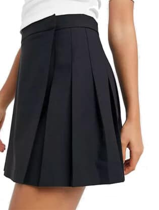 Black Pleated Skirts