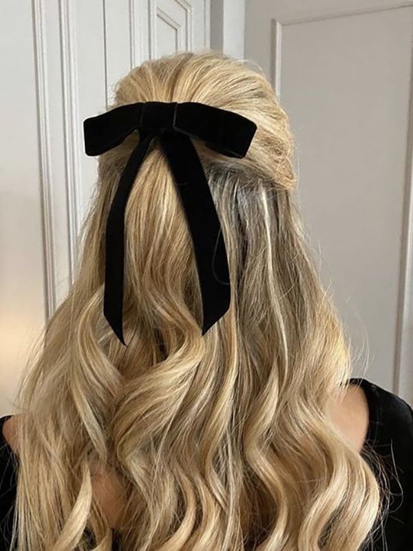 Bow Barette Hairstyle