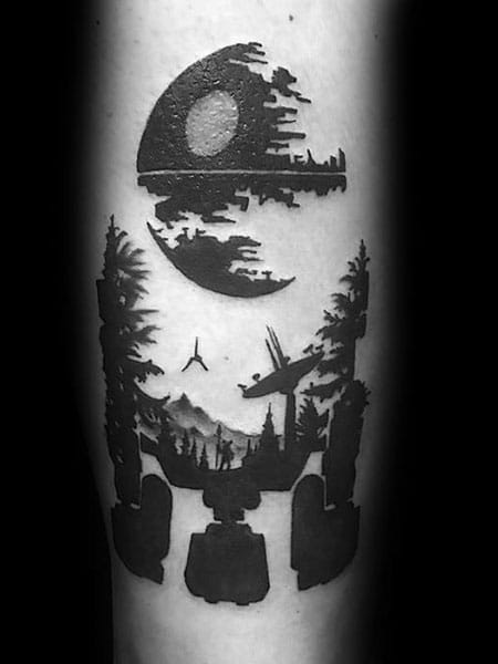 Death Star Tattoo Men