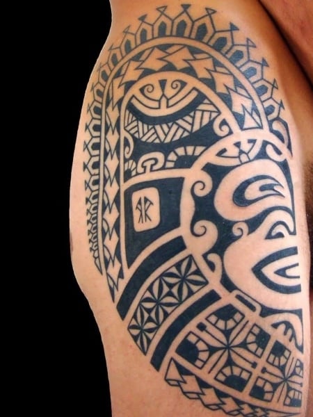 30 Tribal Thigh Tattoos For Men  Manly Ink Ideas