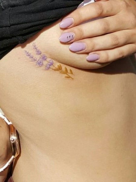 35 Sexy Underboob and Sternum Tattoos for Women - The Trend Spotter 35 Sexy Underboob and Sternum Tattoos for Women - The Trend Spotter