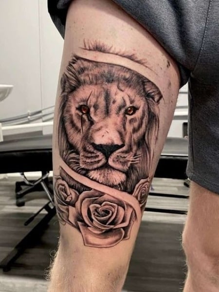 50 Must Consider Leg Tattoos For Men In 2023  InkMatch