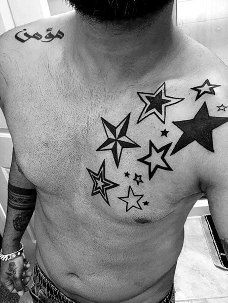 Tatuaje de Estrella Náutica