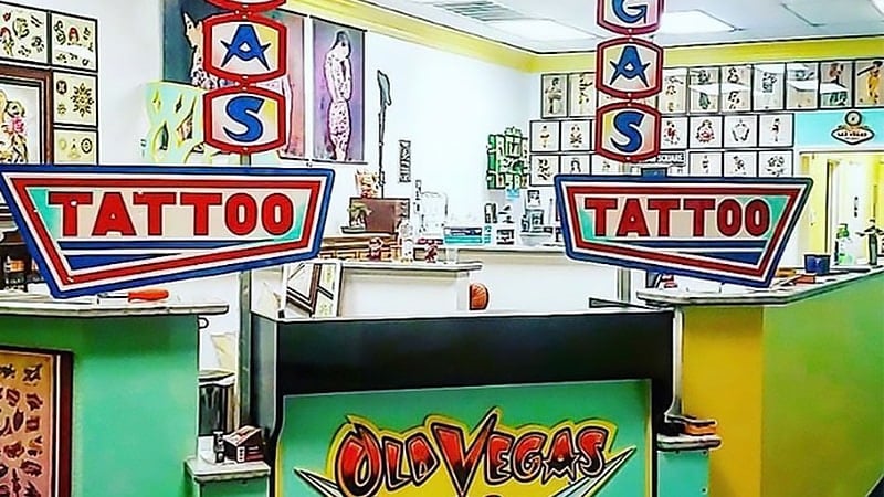 Тату Лас Вегас. Tattoo shops in Vegas. Вегас старый оскол