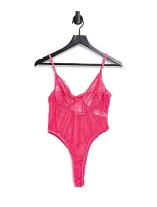 Pink Lace Bodysuits