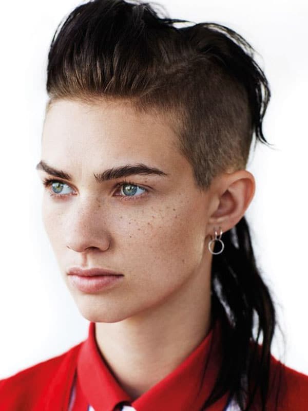 Shaved Sides 80s Hairstyles