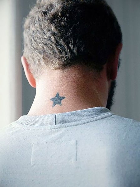 Star Back Tattoo Men
