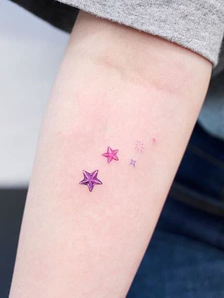 Estrela Elbo Tatuagem Mulheres