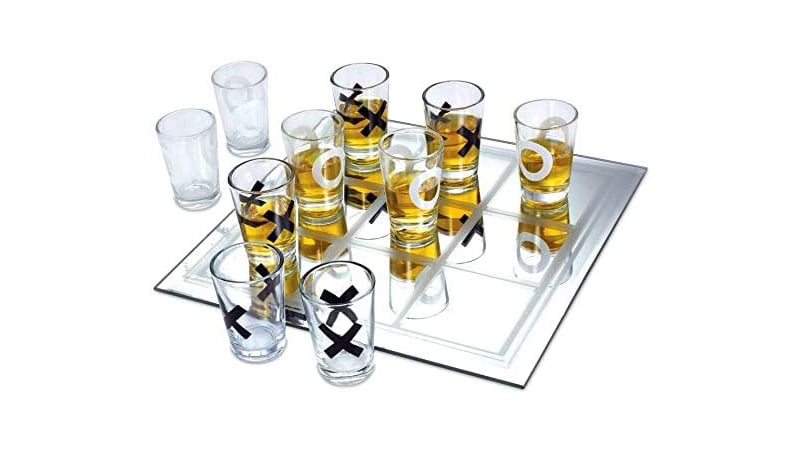 Tic Tac Toe Shot Glass Drinking Game