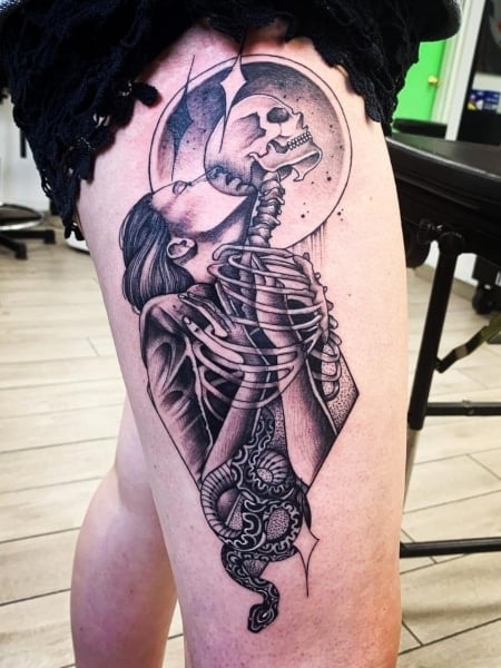 20 Coolest Thigh Tattoos for Men in 2023 - The Trend Spotter