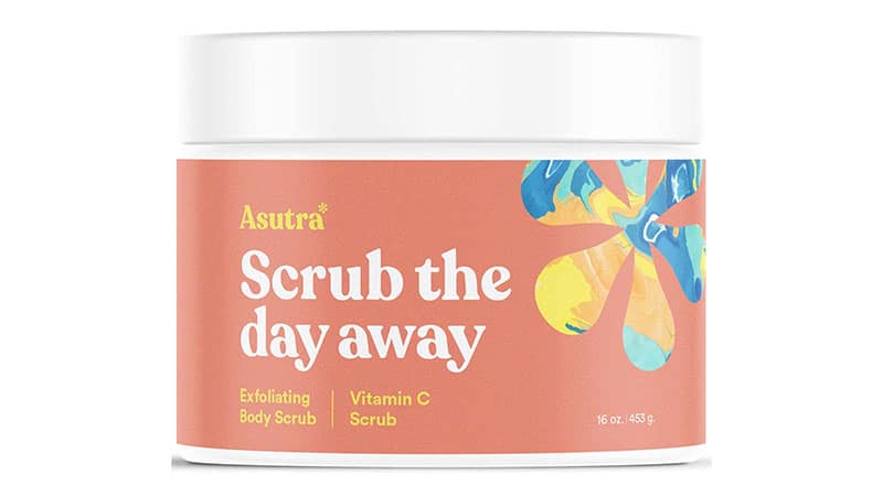 Asutra Dead Sea Salt Body Scrub Exfoliator