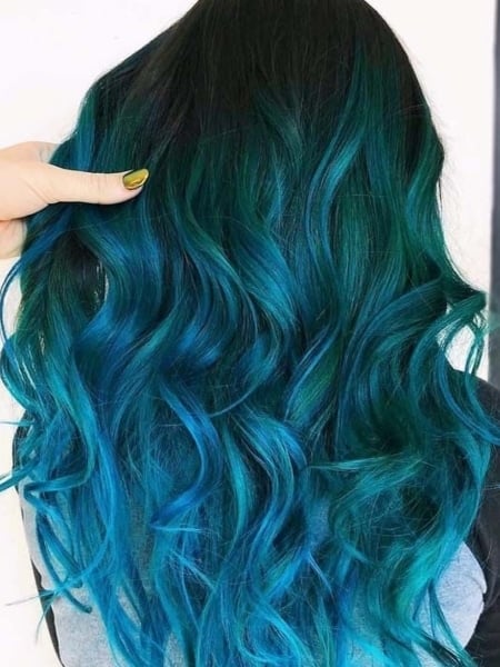 Aqua Blue Hair 