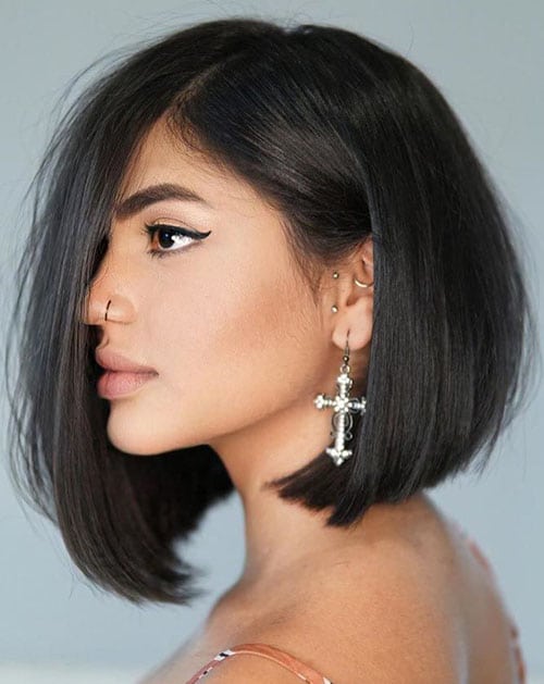 Creative combinations of cut and color for long and short hairstyles