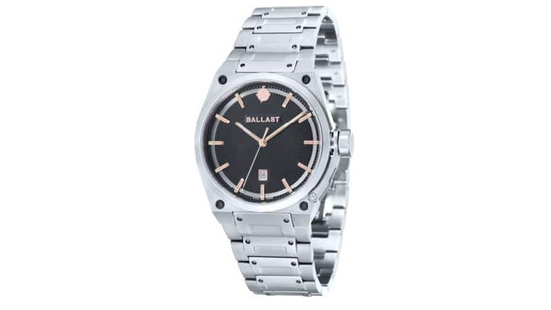 Ballast Valiant Black Dial Stainless Steel Men's Watch