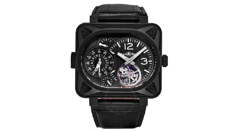 Bell And Ross Bell & Ross Minuteur Tourbillon Hand Wind Black Dial Men's Watch