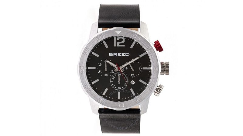Breed Manuel Chronograph Black Dial Watch