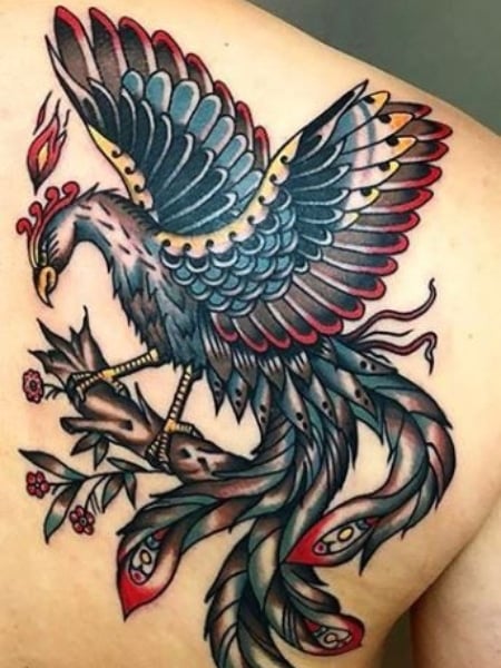 Lizards Skin Tattoos  The Phoenix represents the undying spirit and  rising from the ashes in many Asian cultures such as the Chinese it is  considered a sign of valour and wisdom