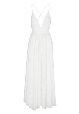 Enchanted Garden Maxi Dress White